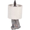 Lampada da tavolo Coniglio Clayre & Eef E27 Ø 20x43 cm Marrone Beige