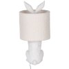 Lampada da tavolo Coniglio Bianco Clayre & Eef E27 Ø 20x43 cm