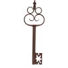 Chiave decorativa Clayre & Eef 6Y5851 17x3x54 cm