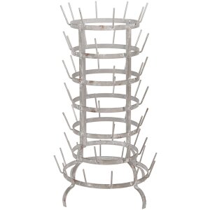 Portatazze in metallo Clayre & Eef 5Y1362 Grigio...