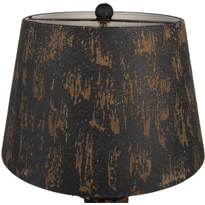 Clayre & Eef Lampada da tavolo Ø35x64 cm nero...