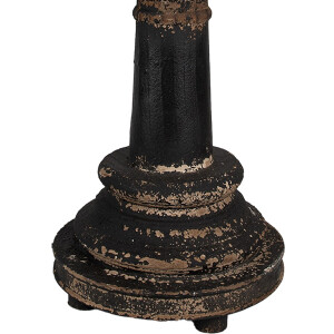 Clayre & Eef Lampada da tavolo Ø35x64 cm nero marrone legno ferro E27 60W vintage