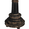 Clayre & Eef Lampada da tavolo Ø35x64 cm nero marrone legno ferro E27 60W vintage
