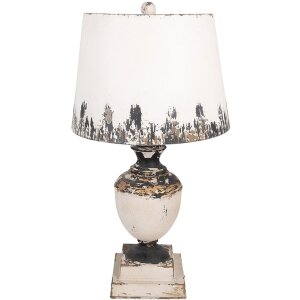 Clayre & Eef 6LMC0110 Lampada da tavolo beige 32x60cm...