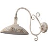 Clayre & Eef 6LMP800 Lampada da parete Beige Grigio Ruggine Ferro 49x23x27cm E14 Stile Antico