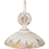 Clayre & Eef 6LMP800 Lampada da parete Beige Grigio Ruggine Ferro 49x23x27cm E14 Stile Antico