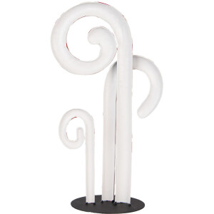 Clayre & Eef 6Y5864 Decorazione natalizia Bastoncini di zucchero Bianco Rosso 24x11x46 cm