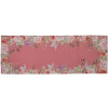 Clayre & Eef FFA64P Camino floreale rosa 50x140 cm cotone uccelli