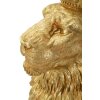 Mauro Ferretti Statua Leone Mantello Re 30x42x74 cm oro