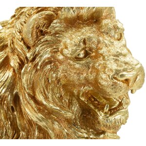 Mauro Ferretti Statua Leone decorativa 45x29x55 cm oro