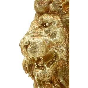 Mauro Ferretti Statua Leone decorativa 45x29x55 cm oro