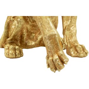 Mauro Ferretti Statua Leone decorativa 45x29x55 cm oro
