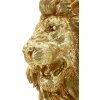 Mauro Ferretti Statua Leone decorativa 45x29x55 cm oro