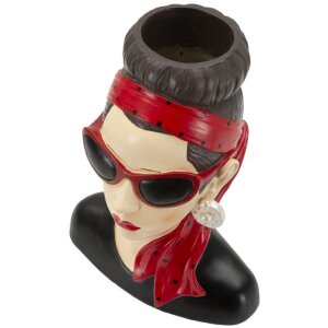 Mauro Ferretti Vaso Frau Hollywood 21x16x27 cm multicolor
