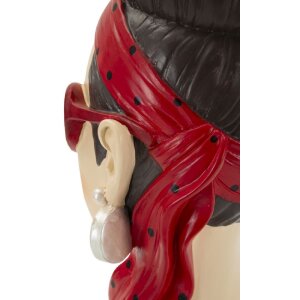 Mauro Ferretti Vaso Frau Hollywood 21x16x27 cm multicolor