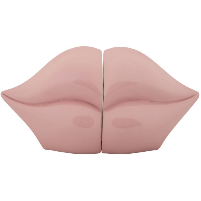 Mauro Ferretti Supporto per libri a forma di labbra 27x9x13 cm rosa
