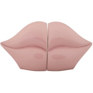 Mauro Ferretti Supporto per libri a forma di labbra 27x9x13 cm rosa