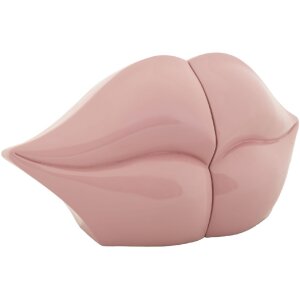 Mauro Ferretti Supporto per libri a forma di labbra 27x9x13 cm rosa