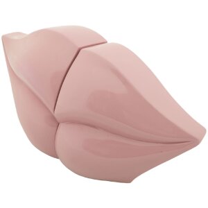 Mauro Ferretti Supporto per libri a forma di labbra 27x9x13 cm rosa