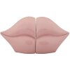 Mauro Ferretti Supporto per libri a forma di labbra 27x9x13 cm rosa