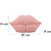 Mauro Ferretti Supporto per libri a forma di labbra 27x9x13 cm rosa