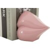 Mauro Ferretti Supporto per libri a forma di labbra 27x9x13 cm rosa