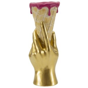 Mauro Ferretti Vaso a sacchetto 12,5x11x31 cm oro rosa