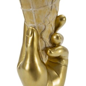 Mauro Ferretti Vaso a sacchetto 12,5x11x31 cm oro rosa