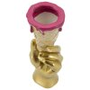 Mauro Ferretti Vaso a sacchetto 12,5x11x31 cm oro rosa