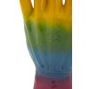 Mauro Ferretti Statuetta Mano Arcobaleno OK 16x10,5x36 cm multicolore
