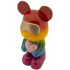 Orsetto Arcobaleno in Piedi Multicolor 22,5x17,5x42,5 cm Polyresin