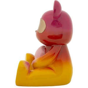 Mauro Ferretti Statuetta Orso Arcobaleno 21,5x20,5x32 cm rosso giallo
