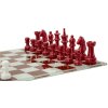 Mauro Ferretti Scacchiera Rosso Bianco 61x61x14 cm