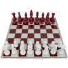 Mauro Ferretti Scacchiera Rosso Bianco 61x61x14 cm