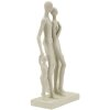 Mauro Ferretti Statuetta famiglia Stons 16x8x30,5 cm crema