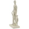 Mauro Ferretti Statuetta famiglia Stons 16x8x30,5 cm crema