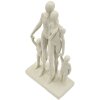 Mauro Ferretti Statuetta famiglia Stons 16x8x30,5 cm crema