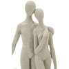 Mauro Ferretti Statuetta famiglia Stons 16x8x30,5 cm crema