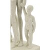 Mauro Ferretti Statuetta famiglia Stons 16x8x30,5 cm crema