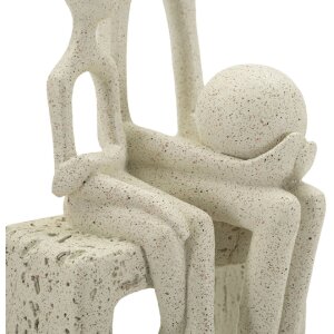 Mauro Ferretti Statuetta Maternità 10x7x26 cm crema Polyresin Decorazione
