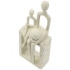 Mauro Ferretti Statuetta Maternità 10x7x26 cm crema Polyresin Decorazione