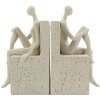 Mauro Ferretti Sostegno per libri Stons 24x10x20,5 cm crema