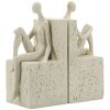 Mauro Ferretti Sostegno per libri Stons 24x10x20,5 cm crema