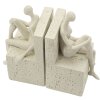 Mauro Ferretti Sostegno per libri Stons 24x10x20,5 cm crema