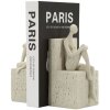 Mauro Ferretti Sostegno per libri Stons 24x10x20,5 cm crema