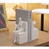 Mauro Ferretti Sostegno per libri Stons 24x10x20,5 cm crema