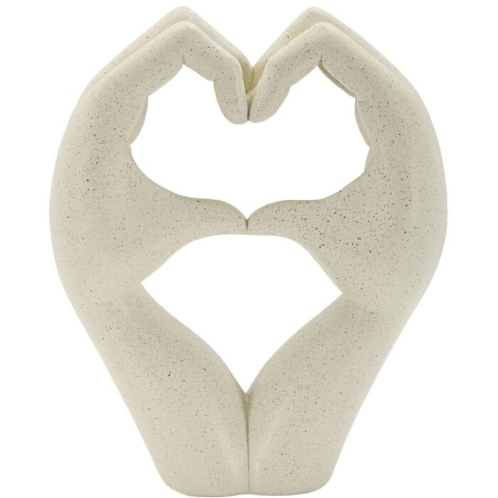 Mauro Ferretti Scultura Amore Stones 16,5x7x20 cm crema