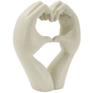 Mauro Ferretti Scultura Amore Stones 16,5x7x20 cm crema