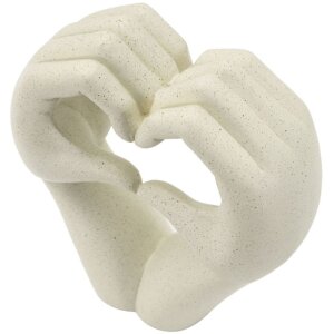 Mauro Ferretti Scultura Amore Stones 16,5x7x20 cm crema