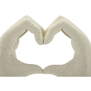 Mauro Ferretti Scultura Amore Stones 16,5x7x20 cm crema